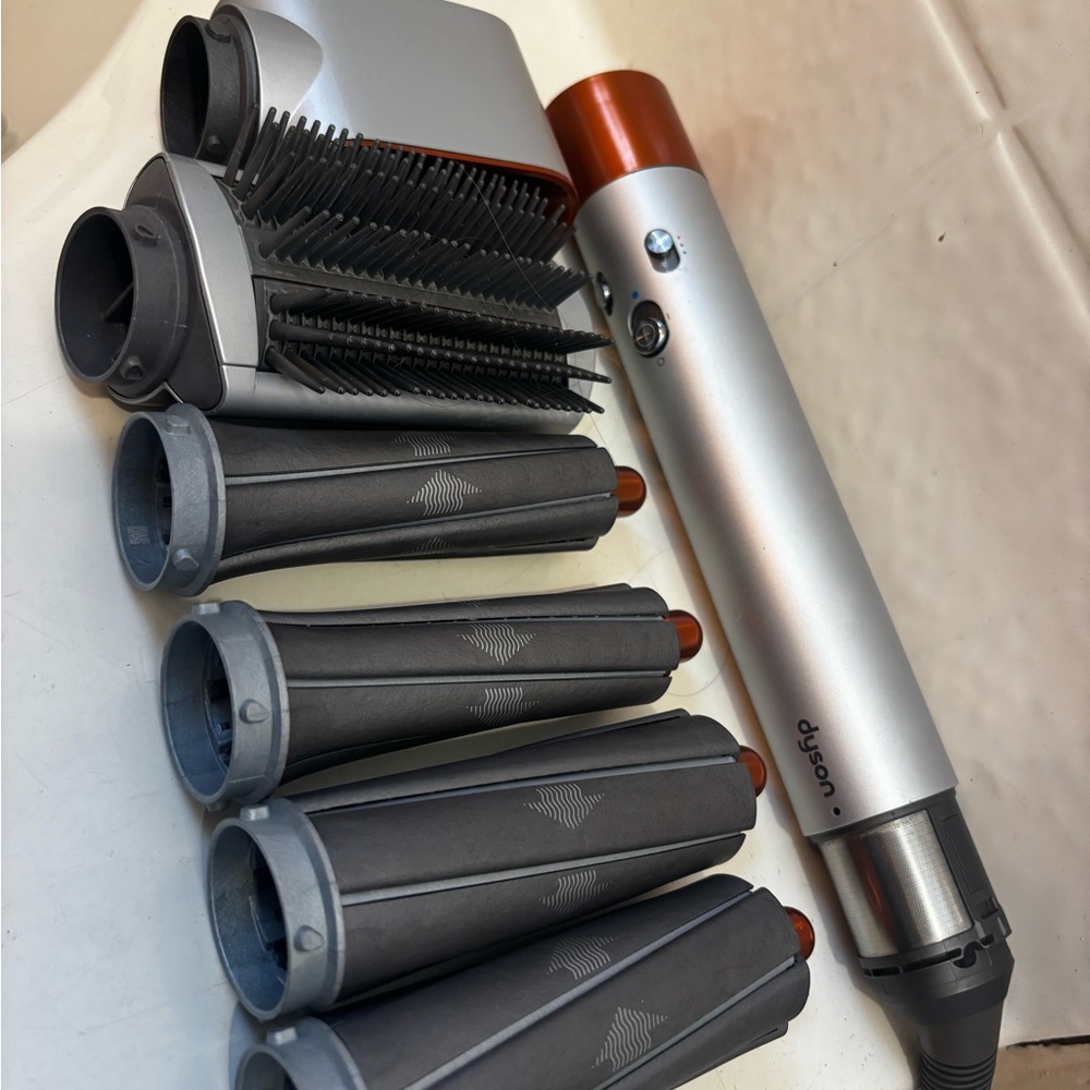 Dyson Silver and Copper Hair Styling Kit